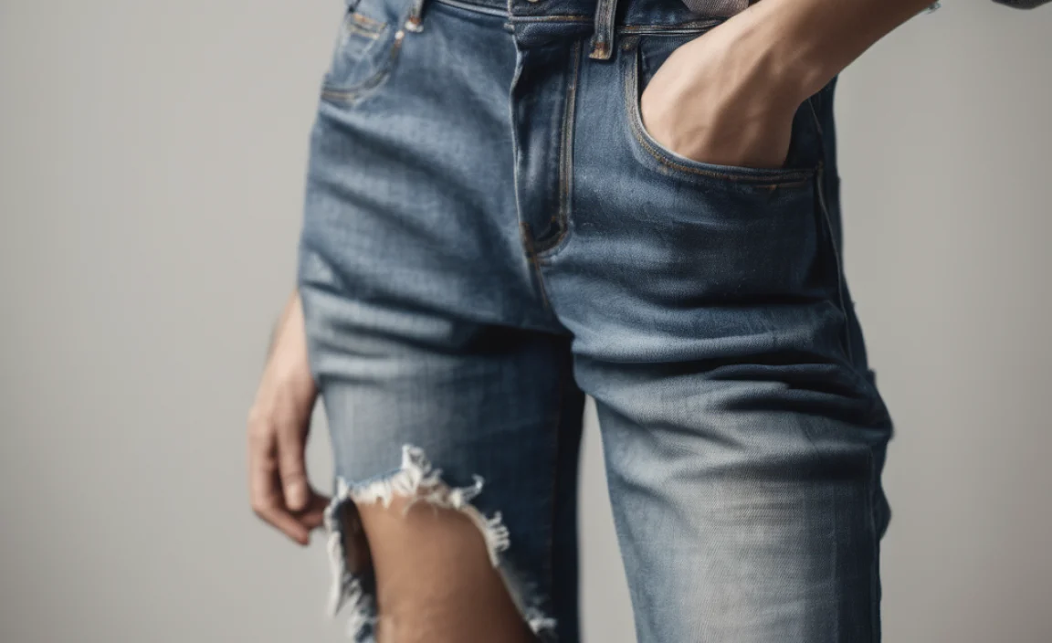 The Two Main Hemming Styles for Boyfriend Jeans