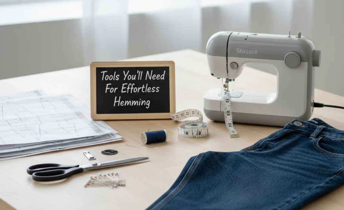 Tools You’ll Need for Effortless Hemming
