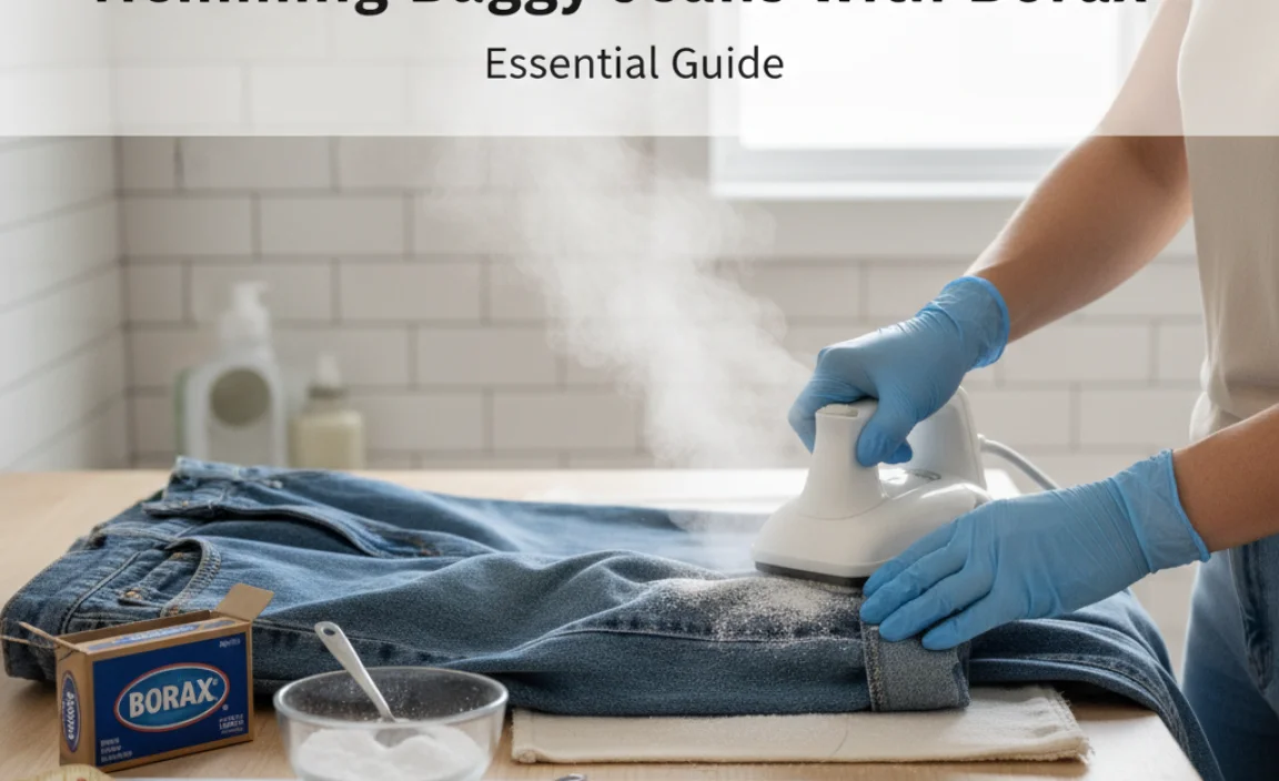 Transforming Your Fit: How to Hem Baggy Jeans with Borax