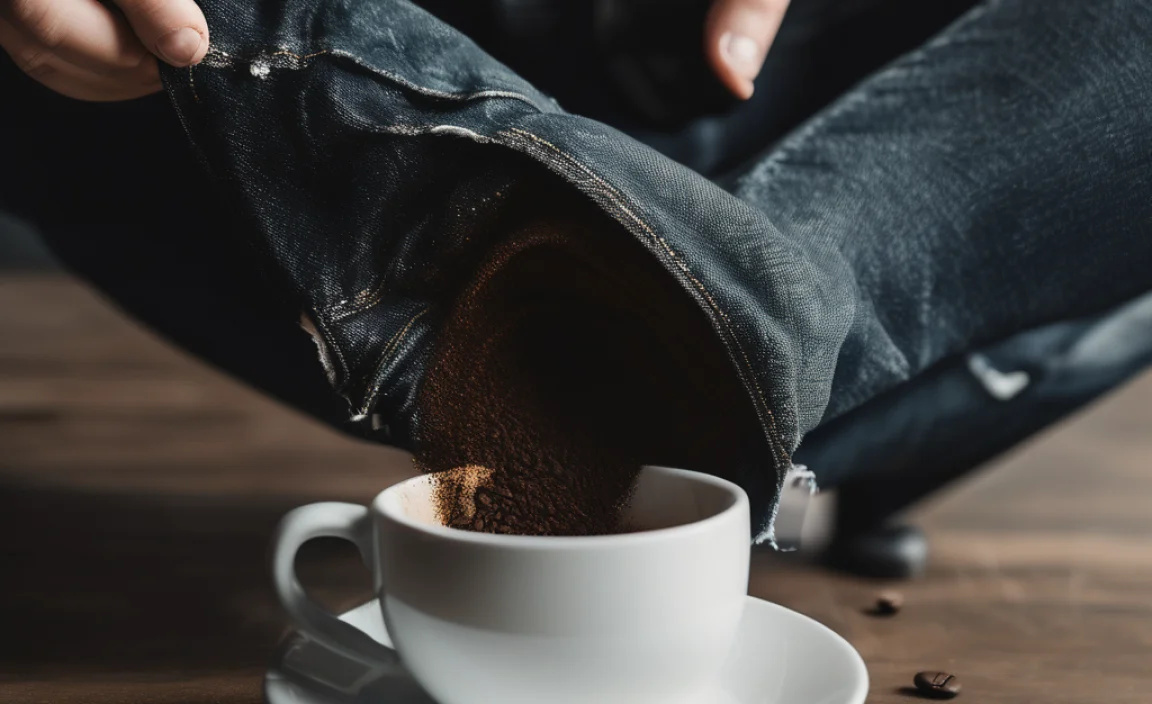 Understanding Coffee Stains on Black Jeans