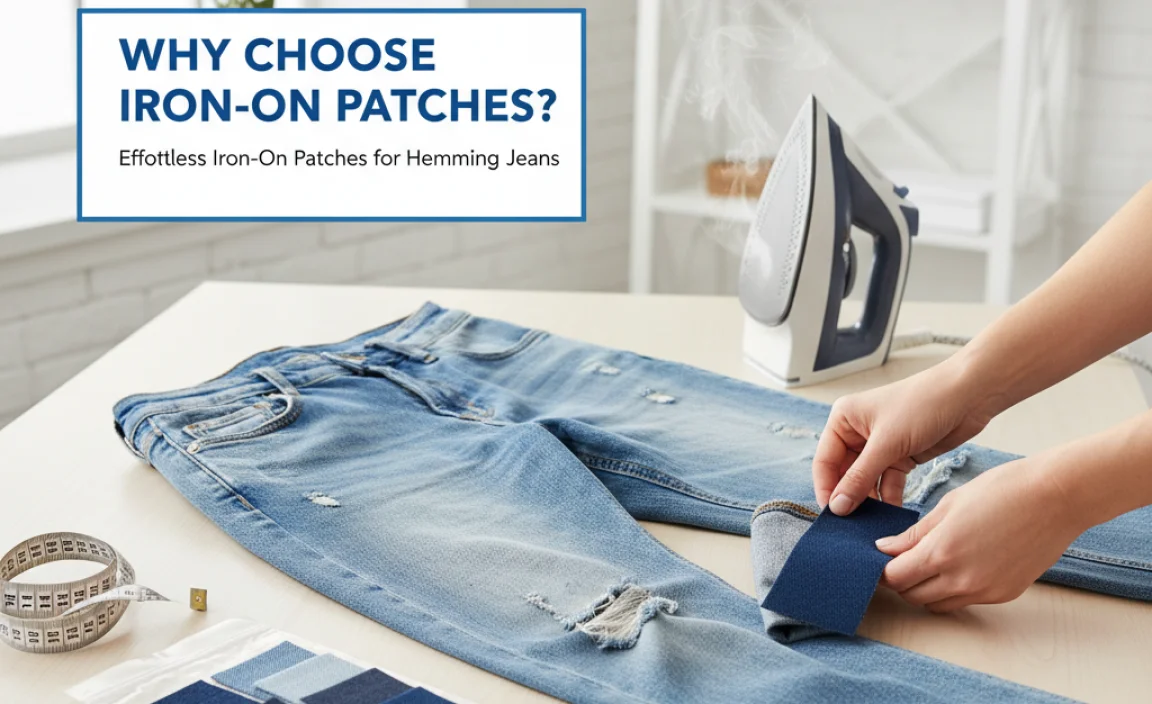 Why Choose Iron-On Patches for Hemming Jeans?