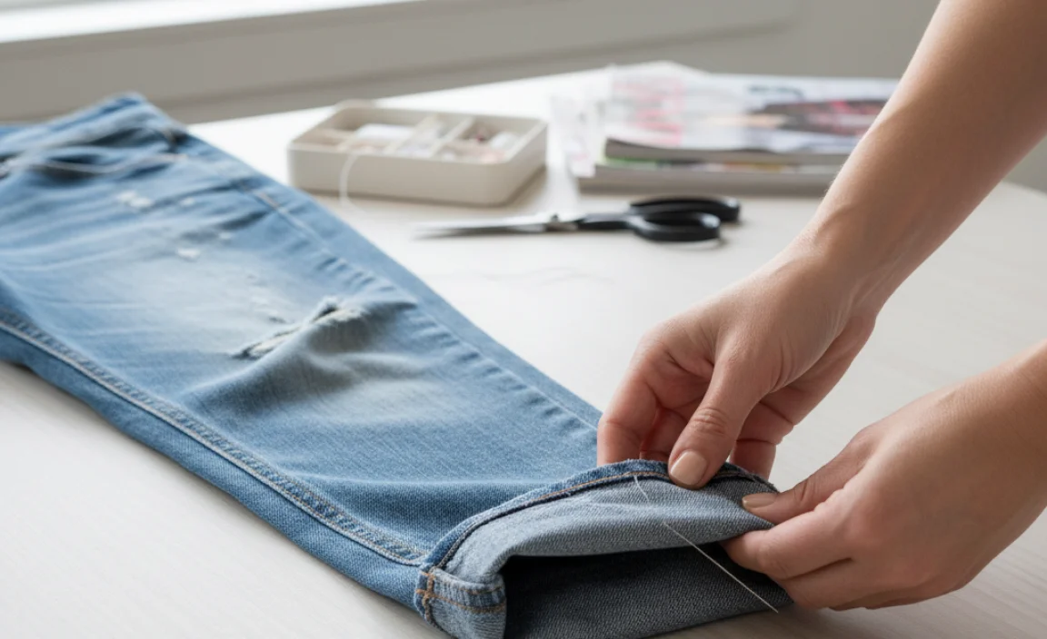 Why Hem Your Boyfriend Jeans?