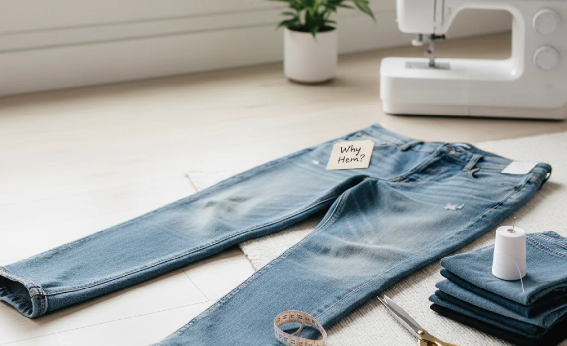 Why Hem Your Boyfriend Jeans?