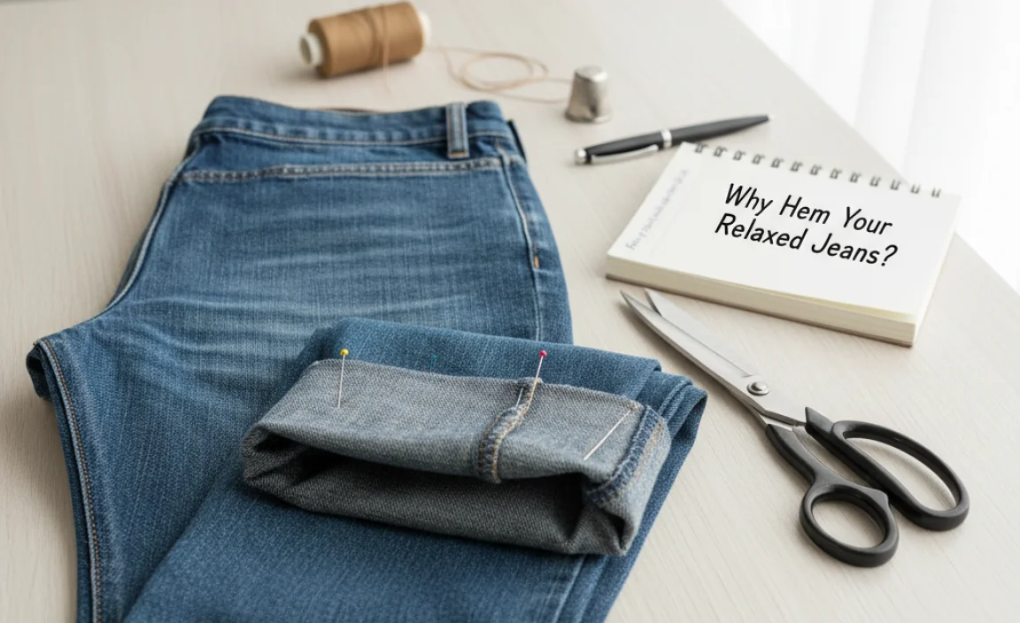 Why Hem Your Relaxed Jeans?