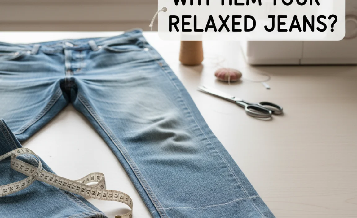 Why Hem Your Relaxed Jeans?