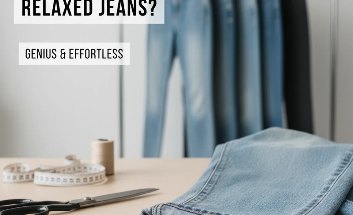 Why Hem Your Relaxed Jeans?