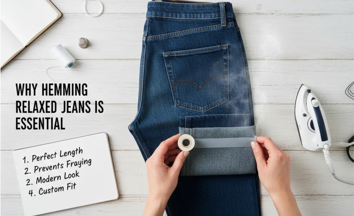 Why Hemming Relaxed Jeans is Essential