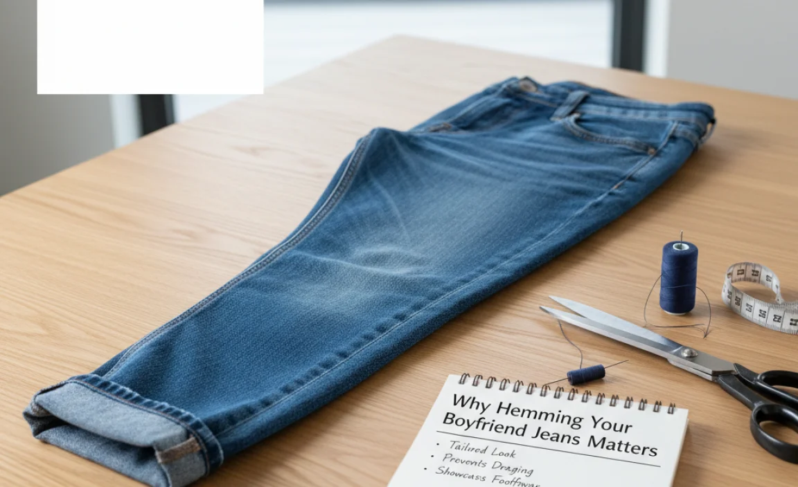 Why Hemming Your Boyfriend Jeans Matters