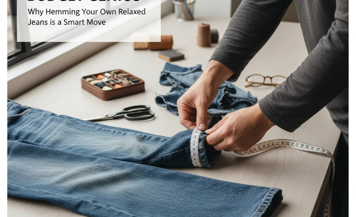 Why Hemming Your Own Relaxed Jeans is a Smart Move