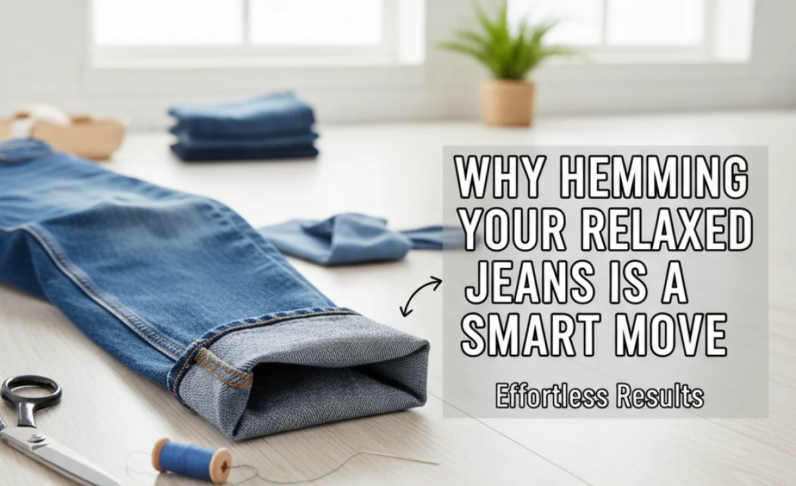 Why Hemming Your Relaxed Jeans is a Smart Move