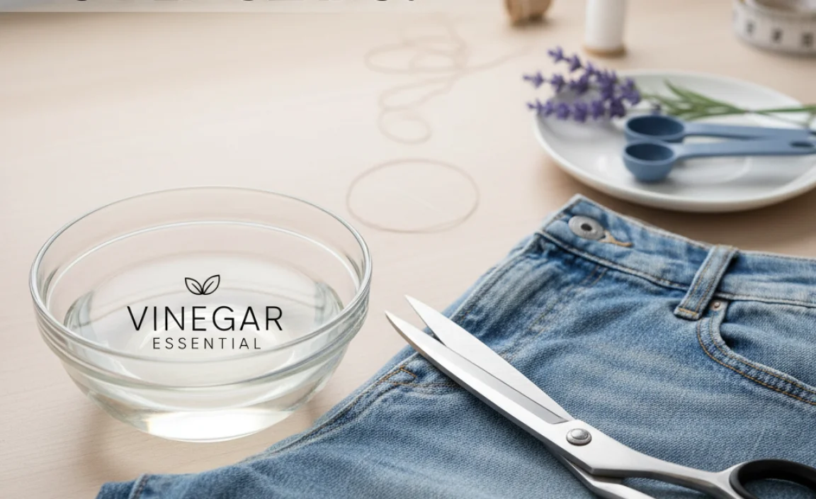 Why Use Vinegar to Hem Jeans?