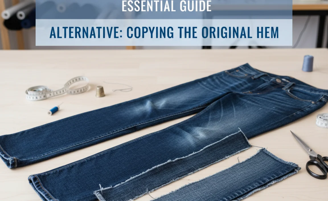 Alternative: Copying the Original Hem