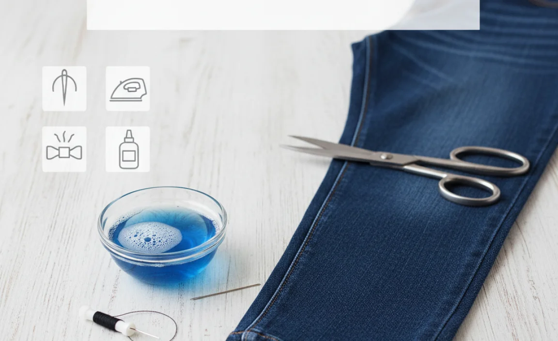 Alternative Hemming Methods for Slim Jeans