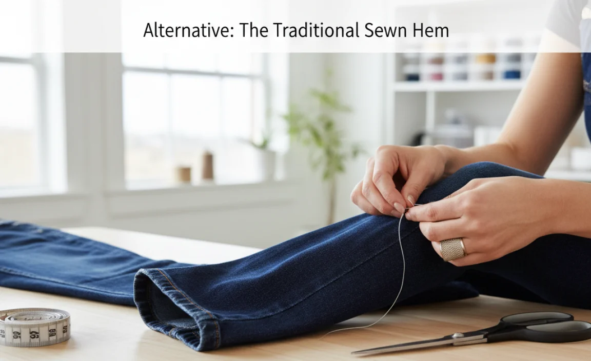 Alternative: The Traditional Sewn Hem