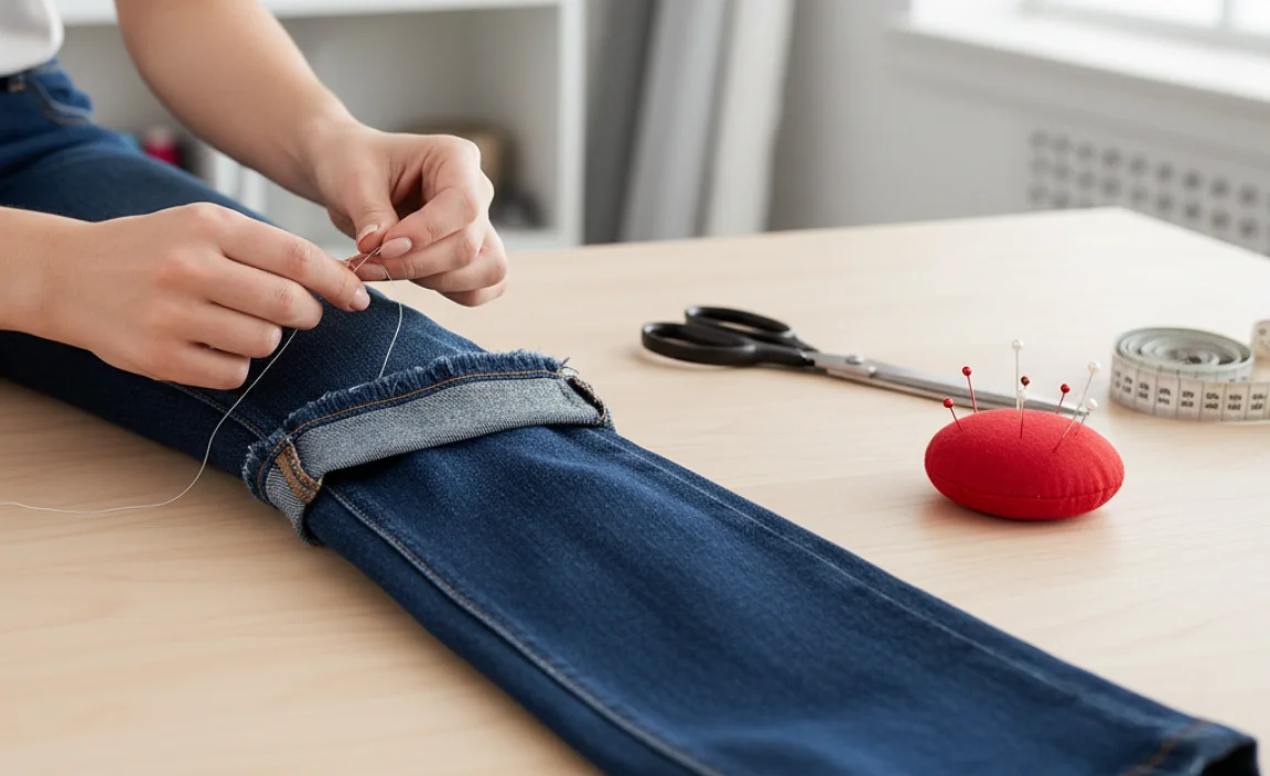 Alternative: The Traditional Sewn Hem