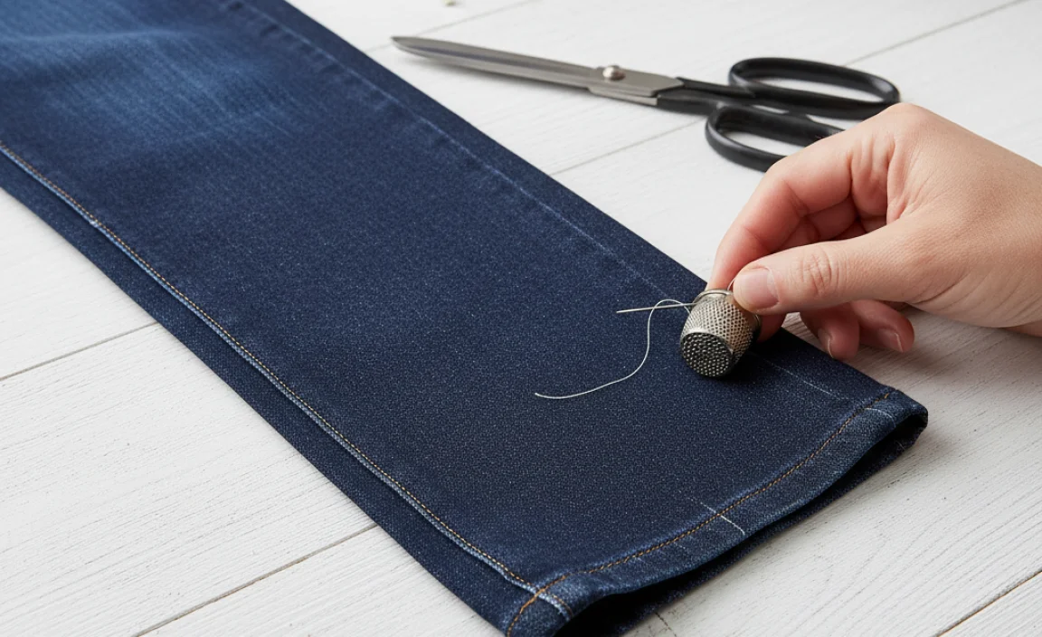 Alternative: The Traditional Sewn Hem