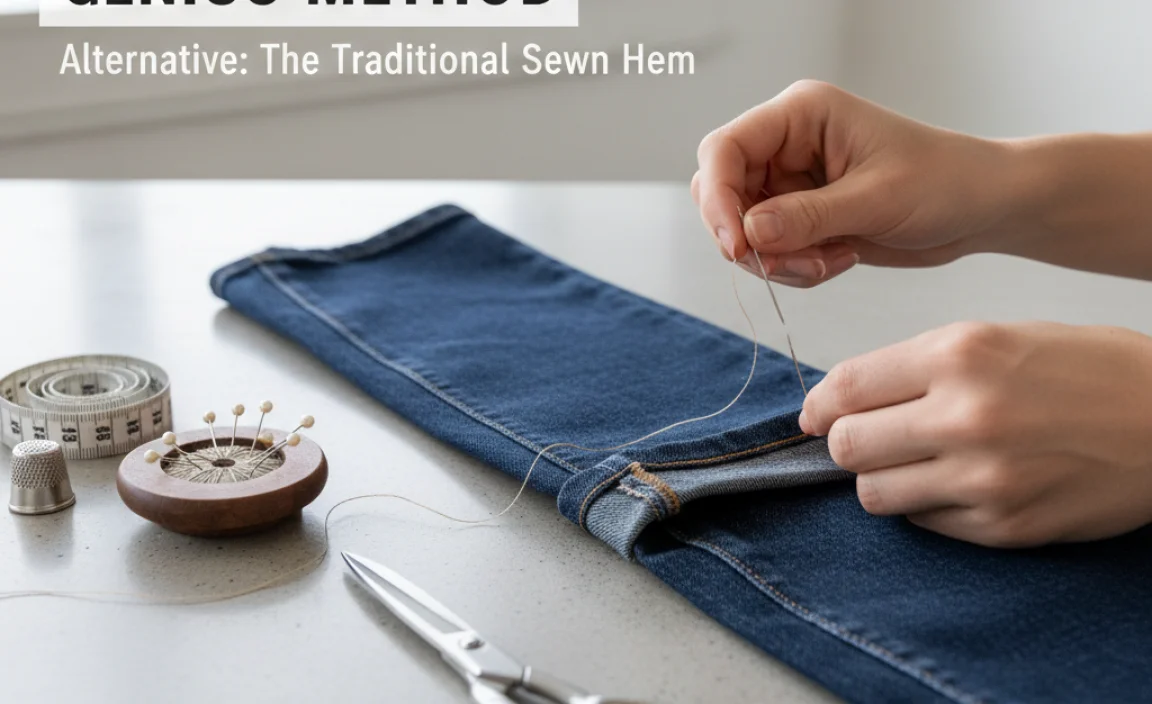 Alternative: The Traditional Sewn Hem