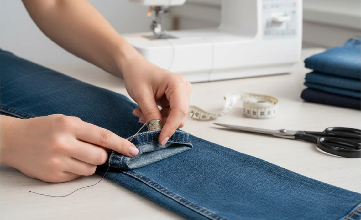 Alternative: The Traditional Sewn Hem