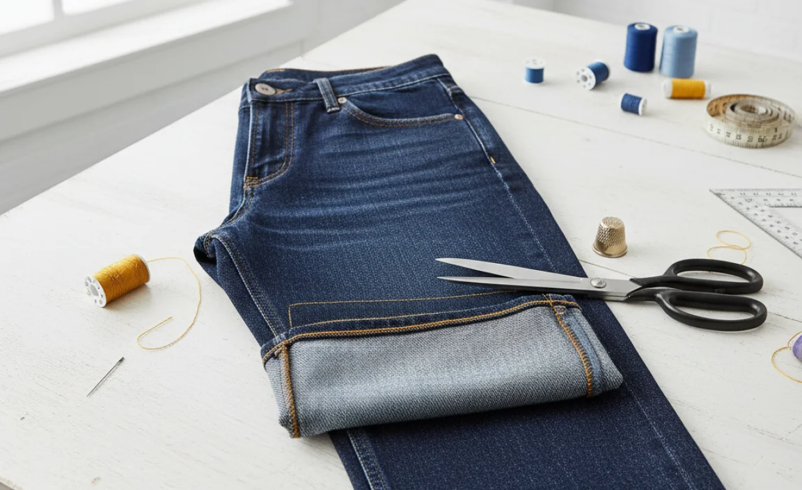 Dealing with Original Hems (The “Jean Stitch”)