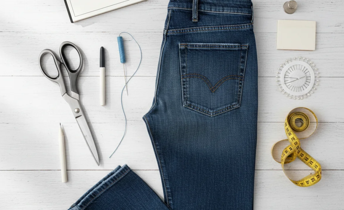 Essential Tools for Hand-Hemming Your Jeans