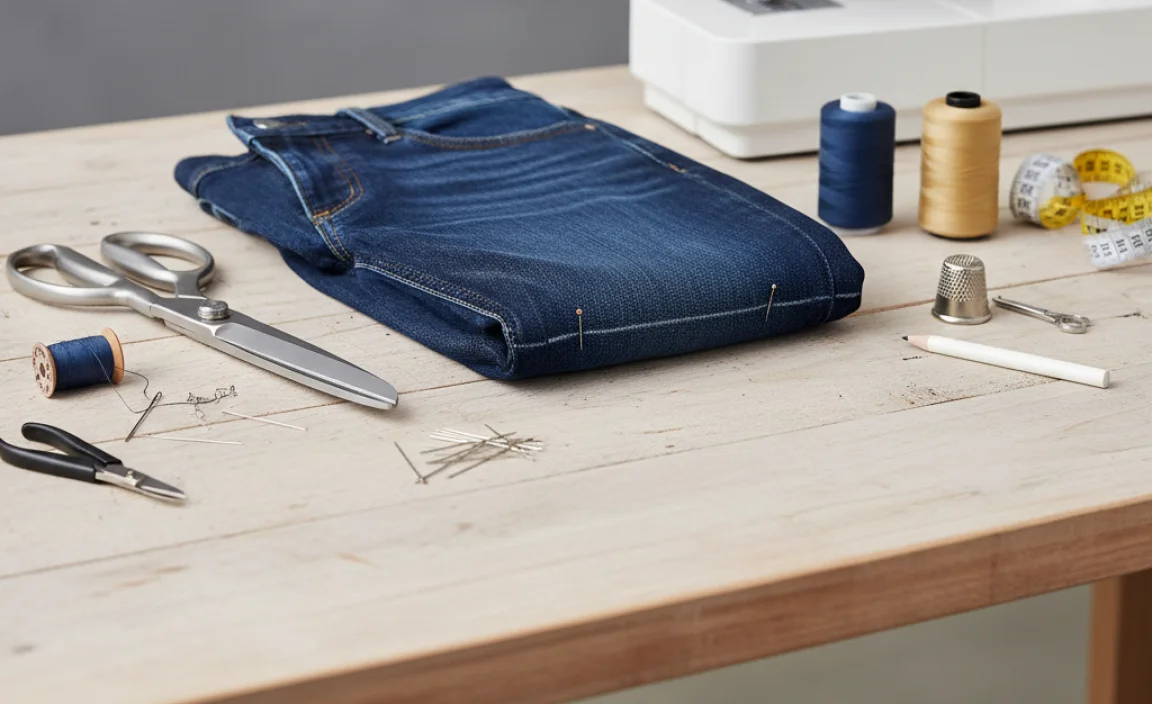 Essential Tools for Hemming Slim Jeans