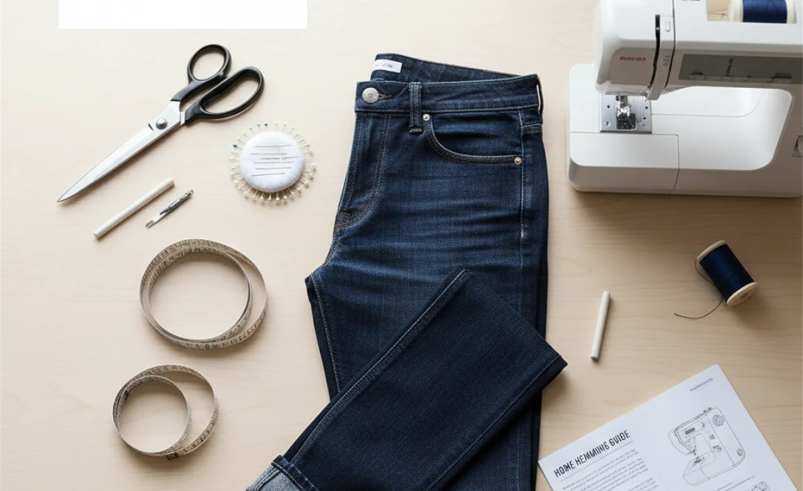 Essential Tools for Hemming Tapered Jeans