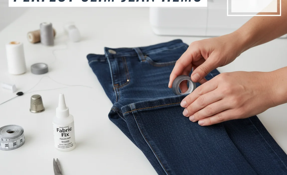 Expert Tips for Perfect Slim Jean Hems
