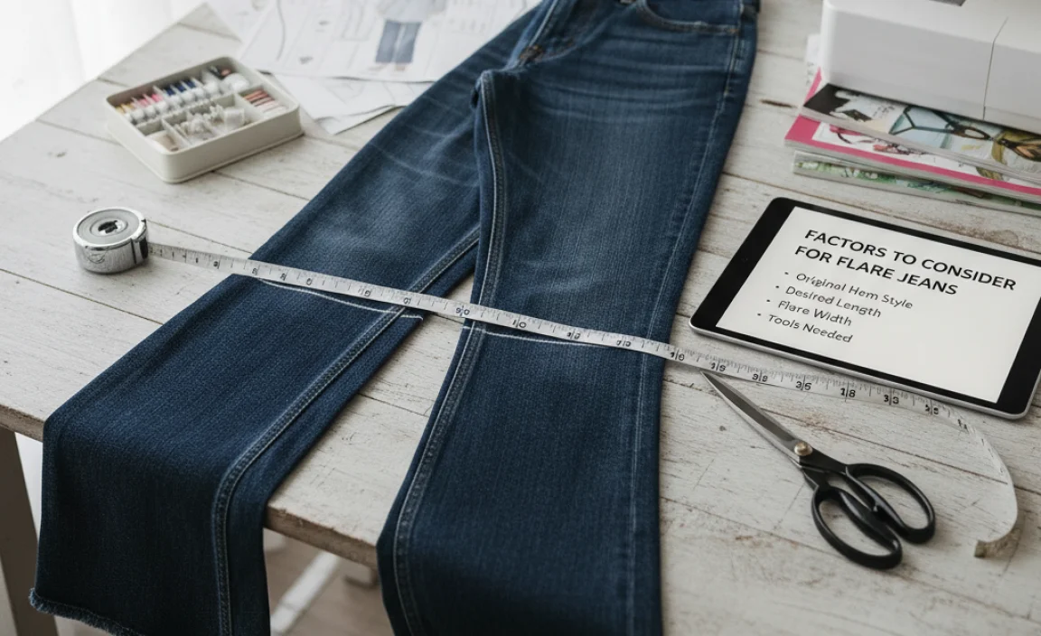 Factors to Consider for Flare Jeans