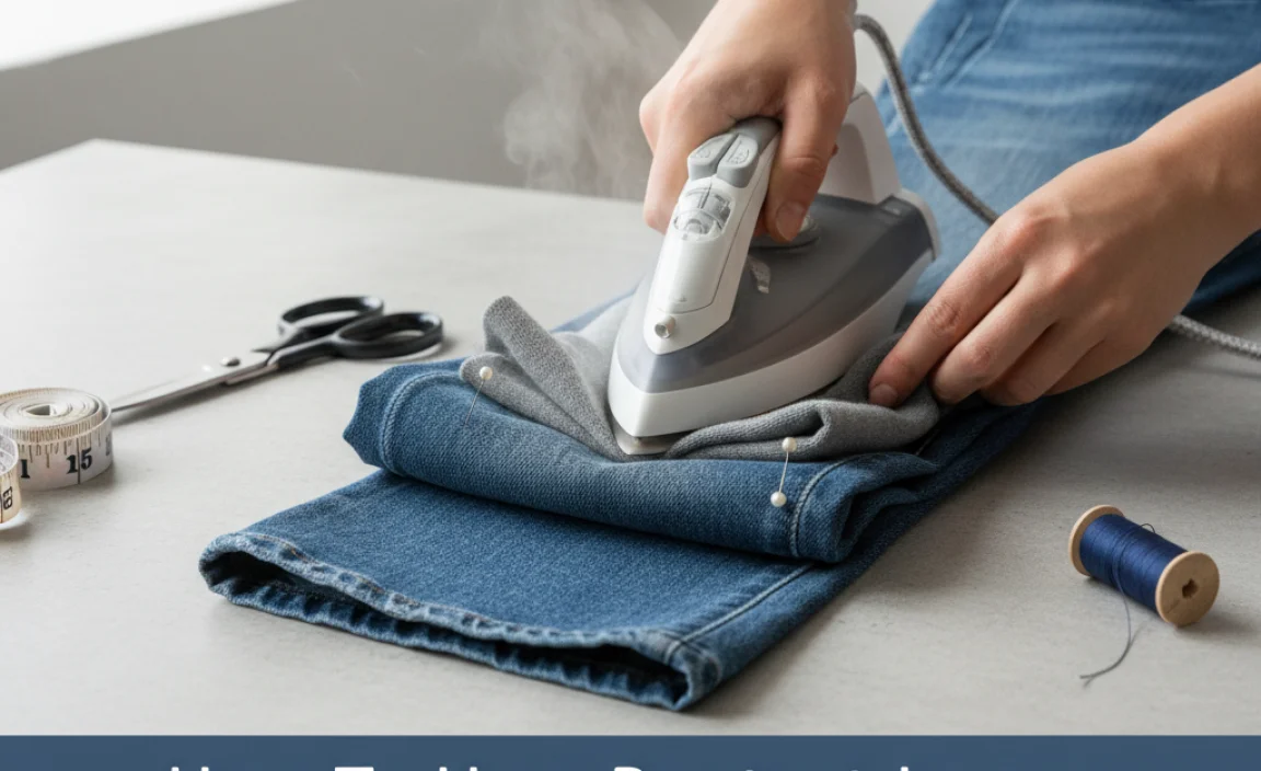 Folding and Pressing the Hem