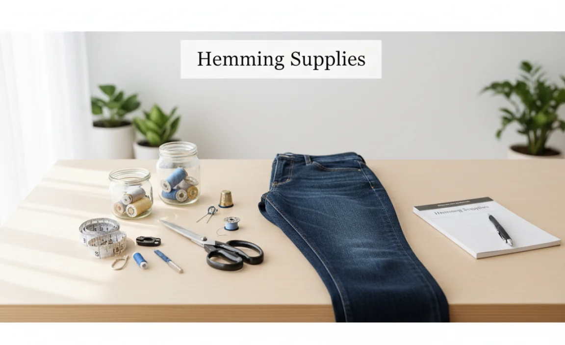 Gathering Your Hemming Supplies