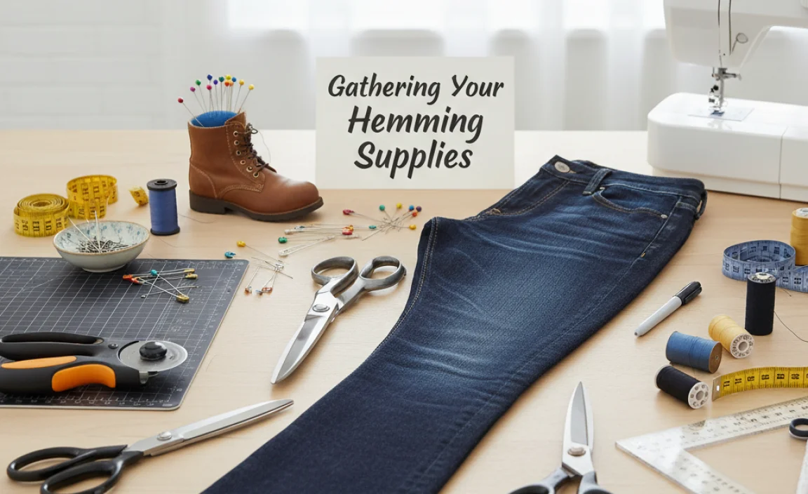 Gathering Your Hemming Supplies