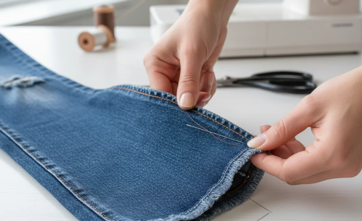 Heirloom Jeans: Preserving the Original Hem