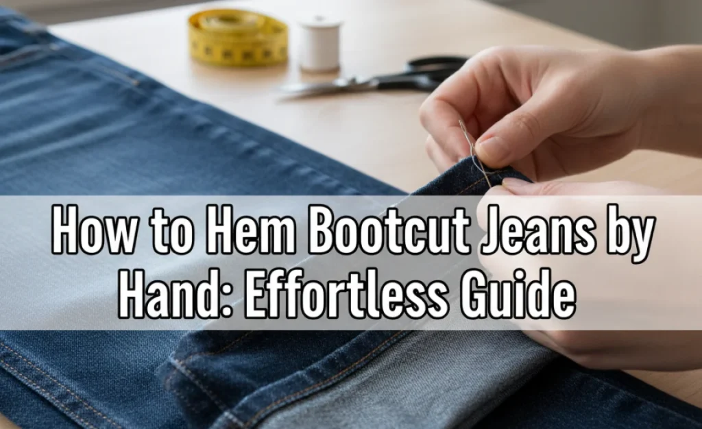 How to Hem Bootcut Jeans by Hand: Effortless Guide