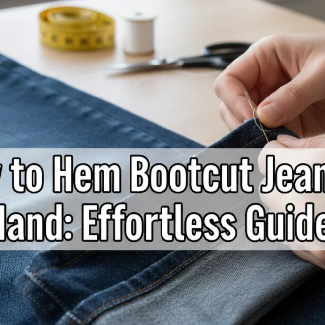 How to Hem Bootcut Jeans by Hand: Effortless Guide