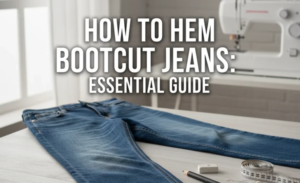 How To Hem Bootcut Jeans: Essential Guide