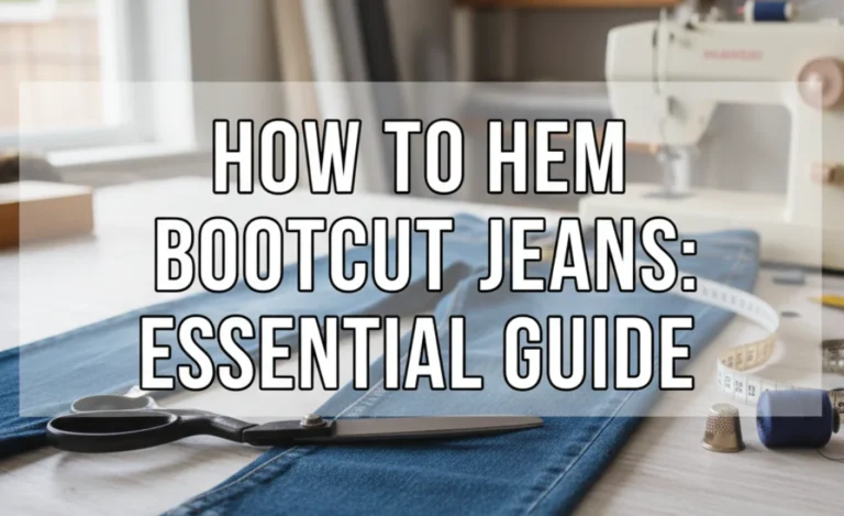 How to Hem Bootcut Jeans: Essential Guide