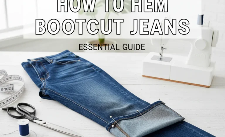 How to Hem Bootcut Jeans: Essential Guide