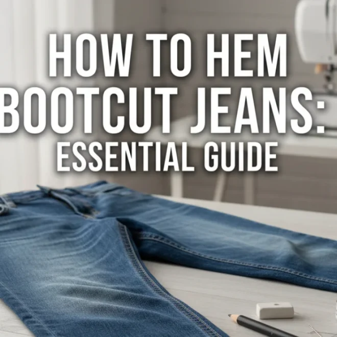 How To Hem Bootcut Jeans: Essential Guide