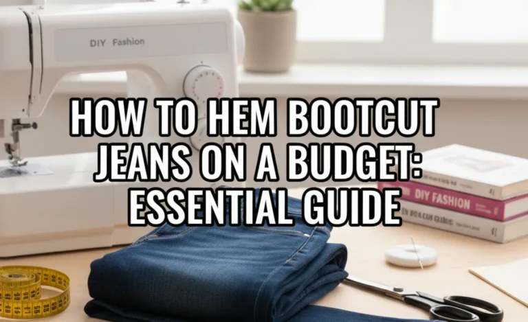 How To Hem Bootcut Jeans On A Budget: Essential Guide