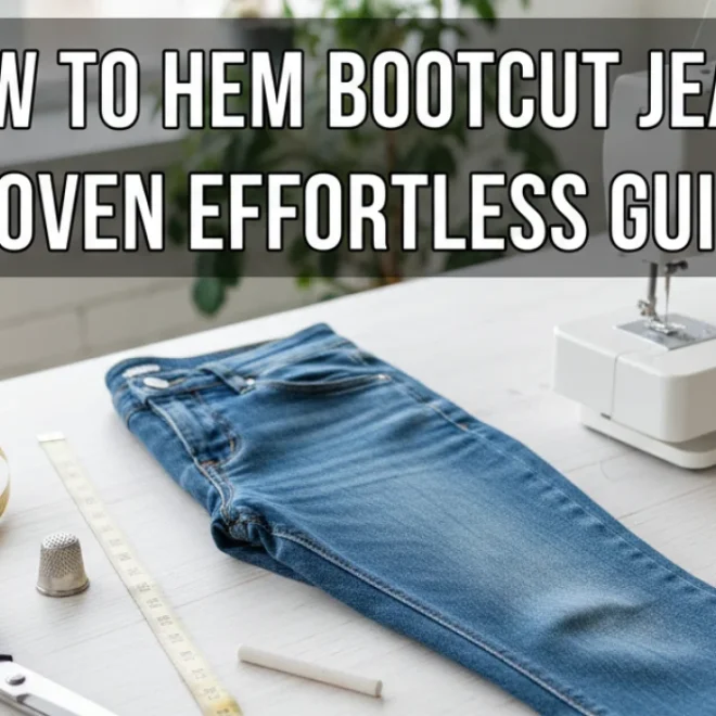 How to Hem Bootcut Jeans: Proven Effortless Guide