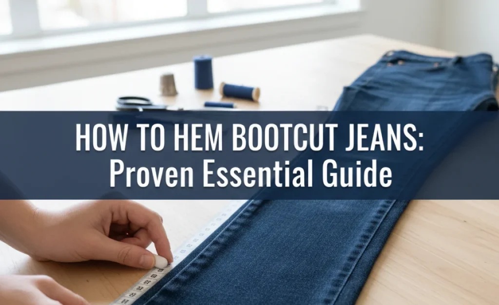 How To Hem Bootcut Jeans: Proven Essential Guide
