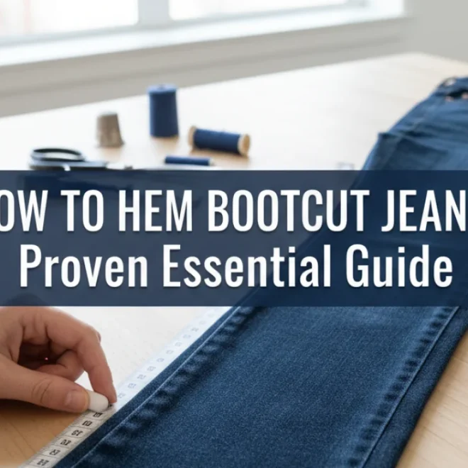 How To Hem Bootcut Jeans: Proven Essential Guide