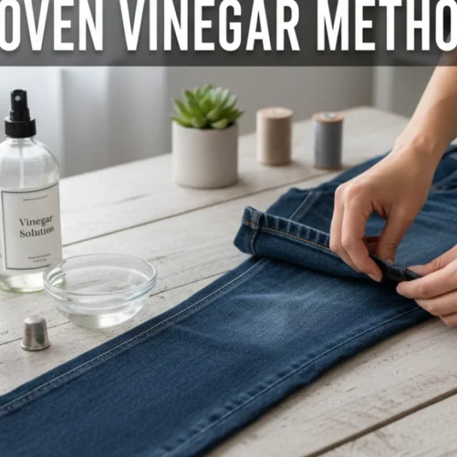 How to Hem Bootcut Jeans: Proven Vinegar Method