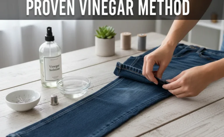 How to Hem Bootcut Jeans: Proven Vinegar Method