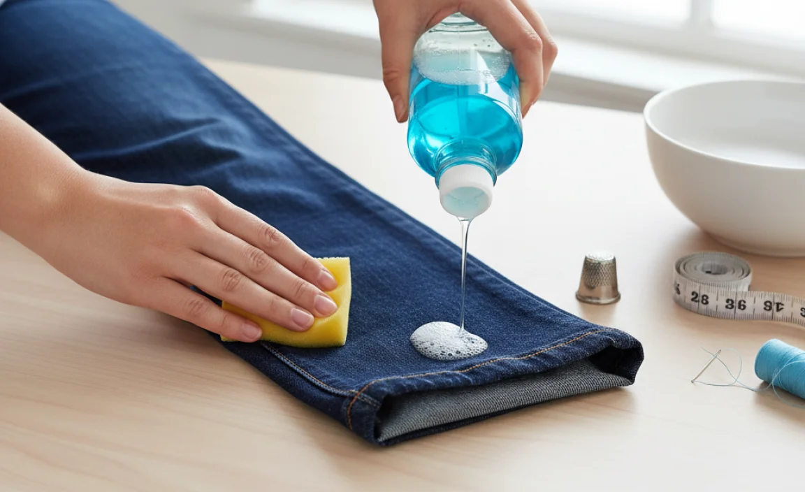 How to Hem Bootcut Jeans: The Genius Dish Soap Method