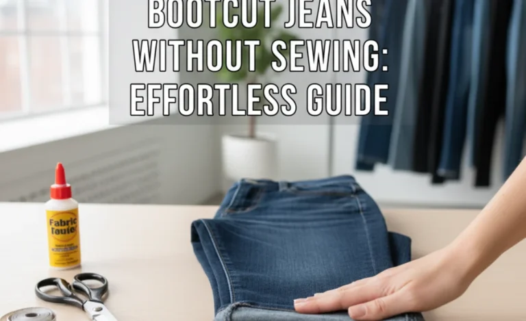 How to Hem Bootcut Jeans Without Sewing: Effortless Guide