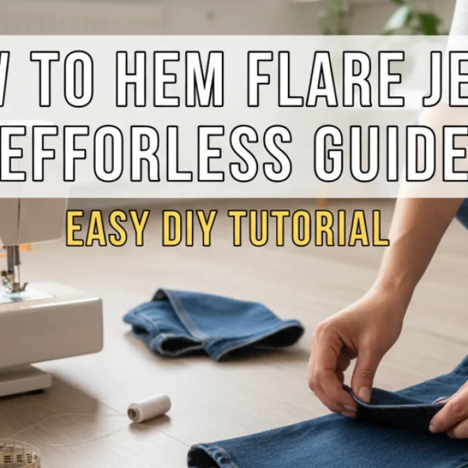 How to Hem Flare Jeans: Effortless Guide