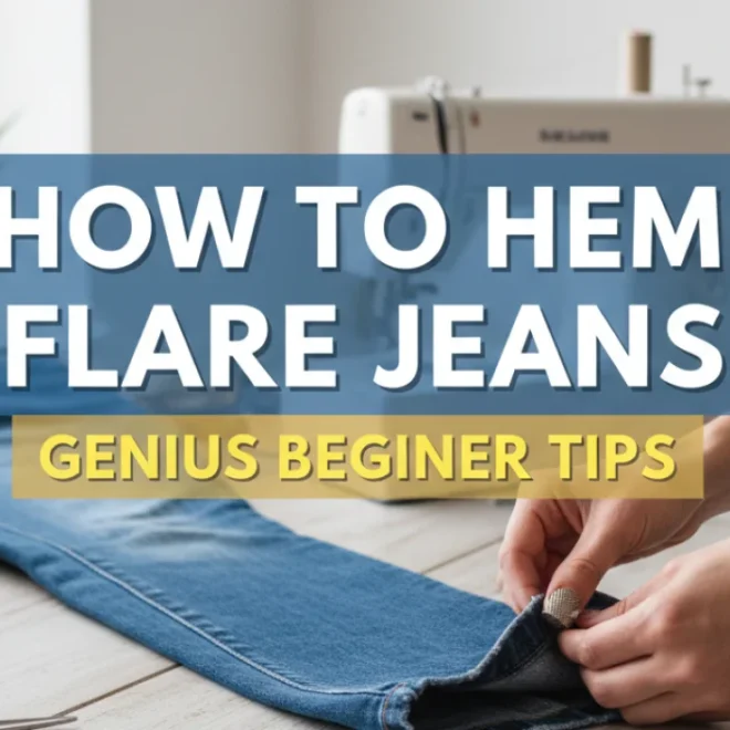 How to Hem Flare Jeans: Genius Beginner Tips