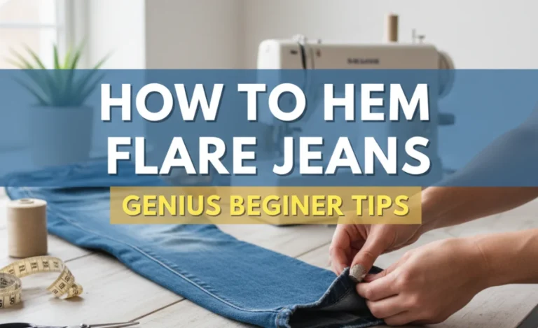 How to Hem Flare Jeans: Genius Beginner Tips