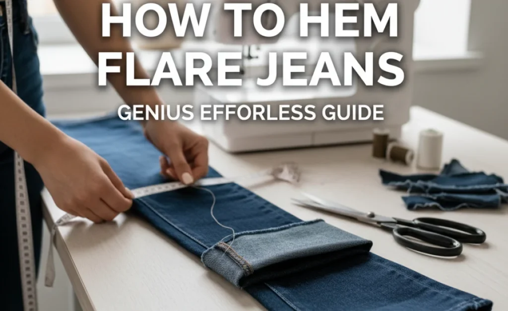 How to Hem Flare Jeans: Genius Effortless Guide